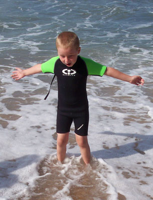 Alfie in TWF CIC wetsuit