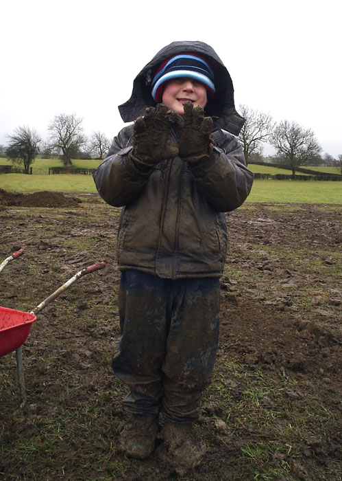 Finlay - VERY muddy in Ocean!