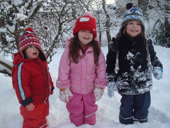 Poppy, Ruaridh and Charley