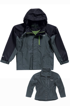 click here to see this garment in Seal Grey/Black