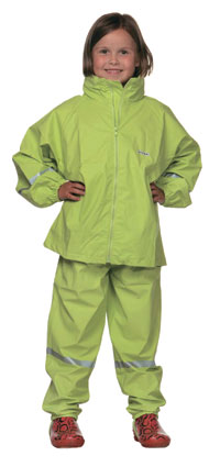 Ocean 2 piece suit in lime