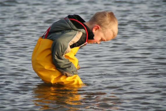 Alex in his waders