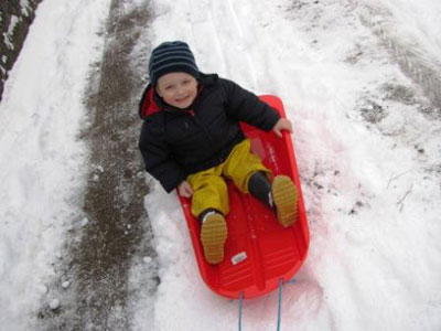 Tobogganing