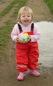 bronwyn, puddle and ball