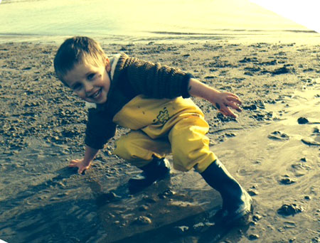 Beach play