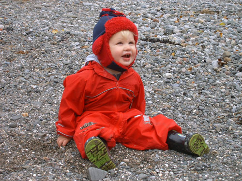 Ethan on the beach