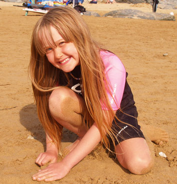 Grace in her TWF wetsuit