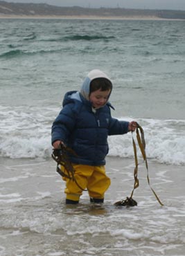 Harry in his waders!