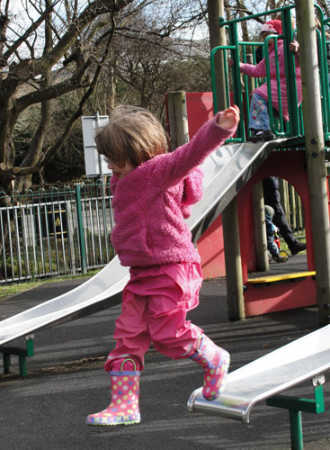 Lucy J in Playshoes Trousers