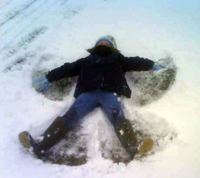 Snow Angels at Easter!