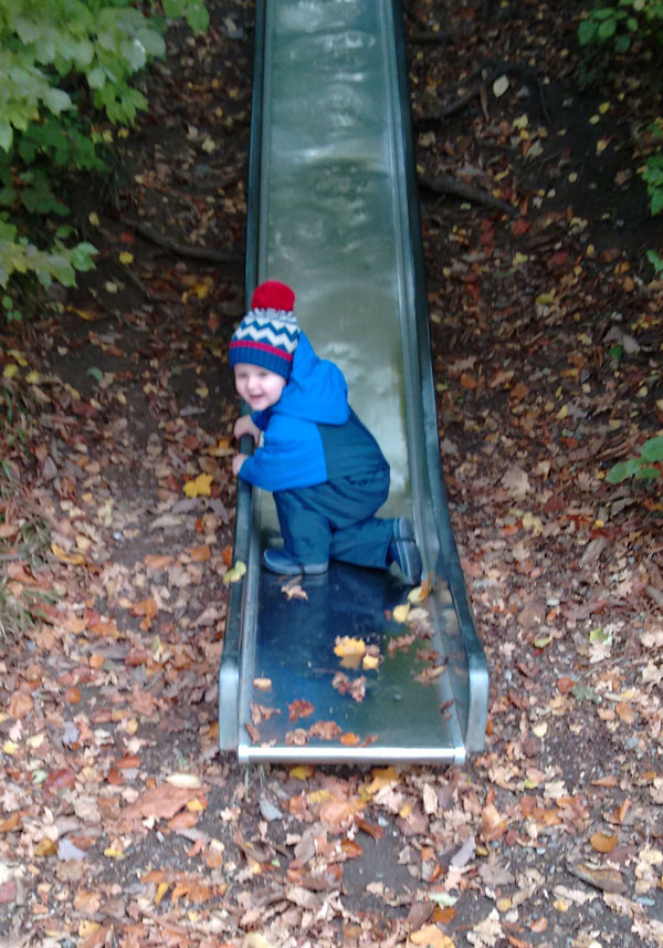 Thomas in Togz Warm & Dry suit with Ocean Wellies