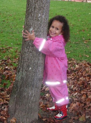 Tiana and tree