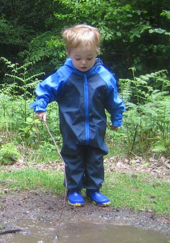 Togz Childrens Waterproof All in One Suit Rainsuit Kids Showerproof Over Suit 